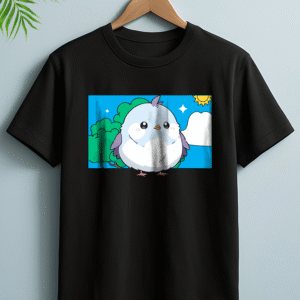 Cute Printed Girls T-Shirt - 100% Cotton Casual Wear