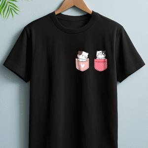 Cute Printed Girls T-Shirt - 100% Cotton Casual Wear