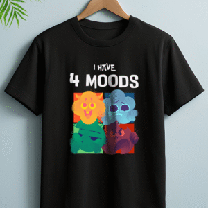 Cute Printed Girls T-Shirt - 100% Cotton Casual Wear