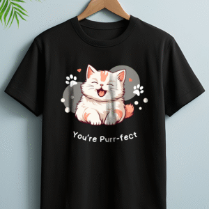 Cute Printed Girls T-Shirt - 100% Cotton Casual Wear